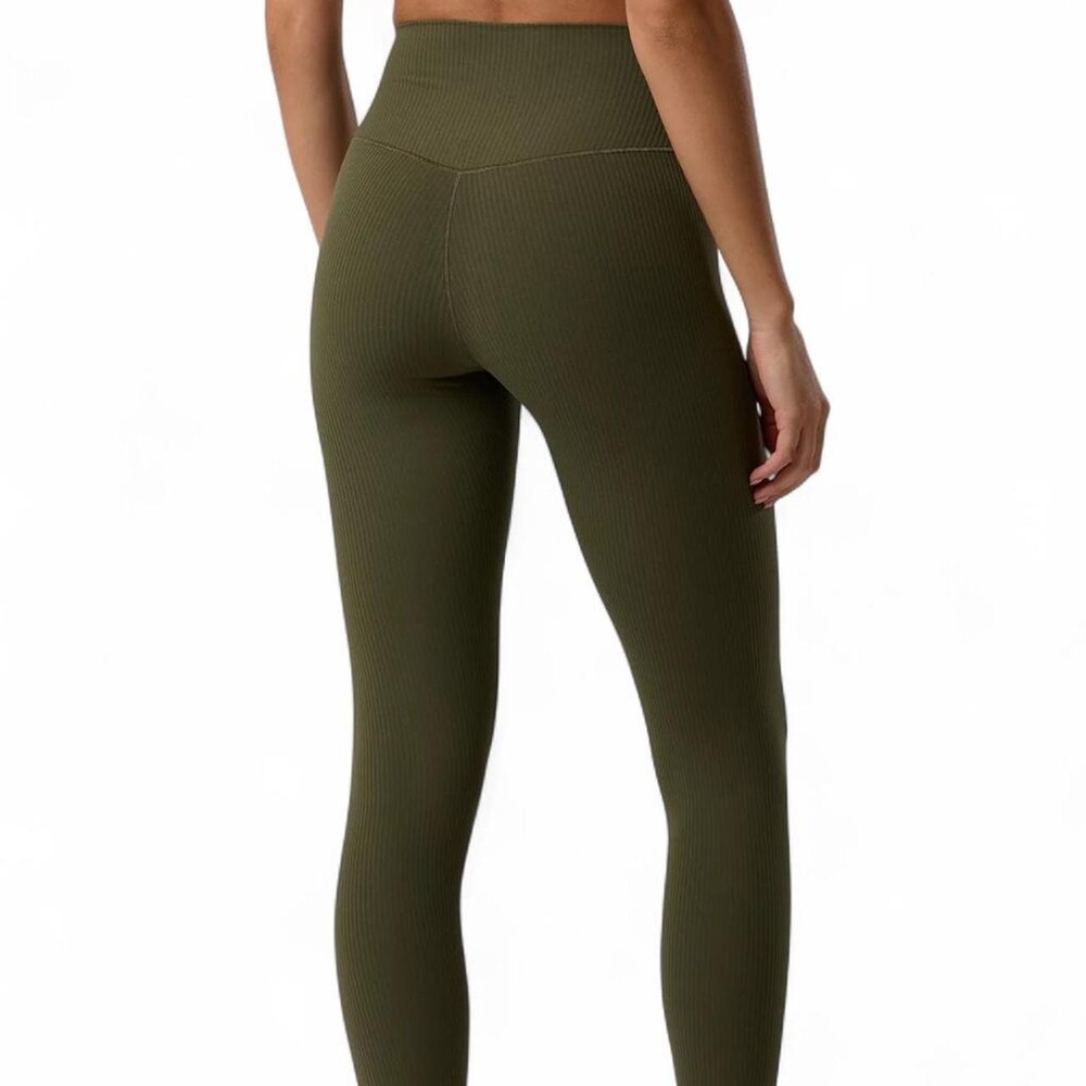 Aerie Women's Green and Khaki Leggings - Picture 5 of 8